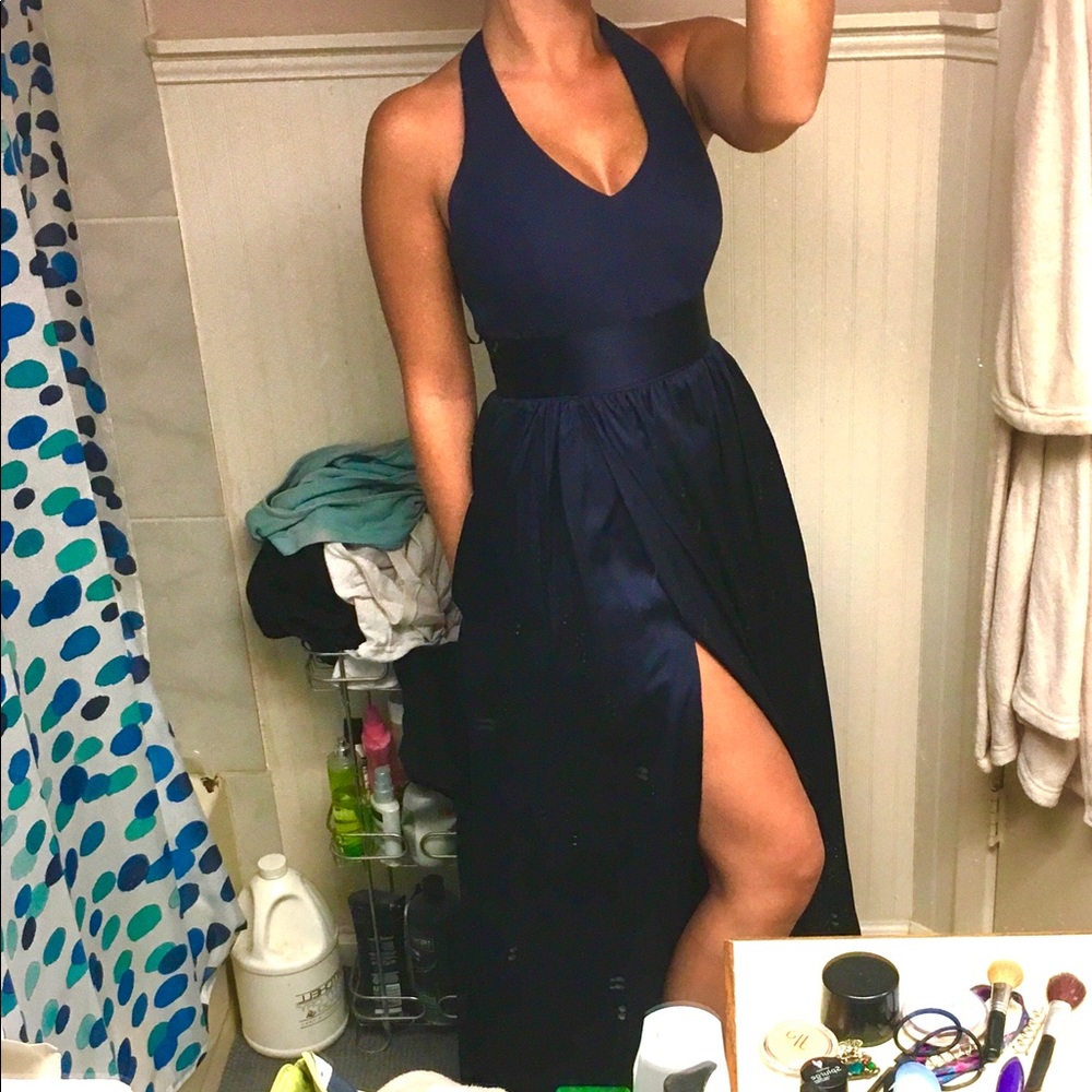 Vera wang floor length dress